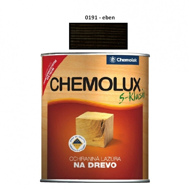 Lazura na døevo Chemolux klasik 0,75L /0191 (eben)