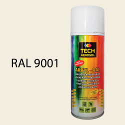 Barva ve spreji akrylov TECH RAL 9001 (bl krmov) 400 ml