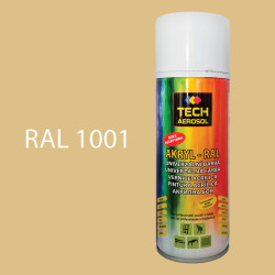 Barva ve spreji akrylov TECH RAL 1001 400 ml