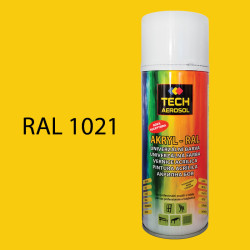 Barva ve spreji akrylová TECH RAL 1021 400 ml