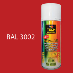 Barva ve spreji akrylová TECH RAL 3002 400 ml