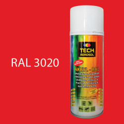 Barva ve spreji akrylová TECH RAL 3020 400 ml