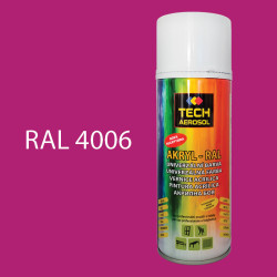 Barva ve spreji akrylová TECH RAL 4006 400 ml