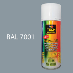 Barva ve spreji akrylov TECH RAL 7001 400 ml
