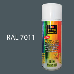 Barva ve spreji akrylová TECH RAL 7011 400 ml