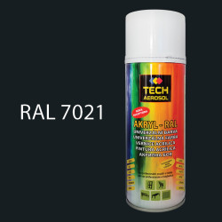 Barva ve spreji akrylov TECH RAL 7021 400 ml