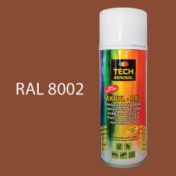 Barva ve spreji akrylov TECH RAL 8002 400 ml