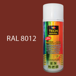 Barva ve spreji akrylov TECH RAL 8012 400 ml