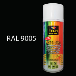 Barva ve spreji akrylová TECH RAL 9005 (èerná matná) 400 ml