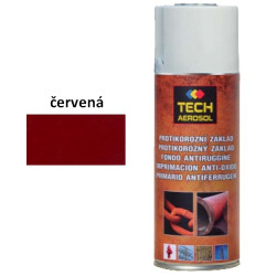 Barva ve spreji antikorozn zkladn TECH erven 400 ml