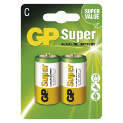 Baterie alkalické GP Super LR14 C (B1331) 2ks