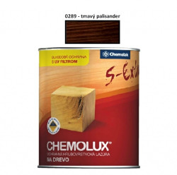Lazura na døevo Chemolux Extra 0,75 L /0289 (tmavý palisandr)