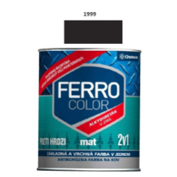 Barva na kov Ferro Color mat/1999 0,75L (èerná)