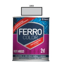 Barva na kov Ferro Color pololesk/1003 0,75 L (šedá)