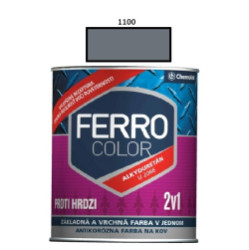 Barva na kov Ferro Color pololesk/1100 0,75 L (šedá)