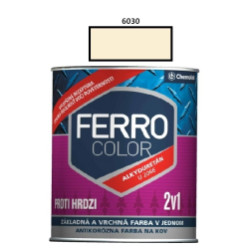 Barva na kov Ferro Color pololesk/6030 0,75L (slonová kost)