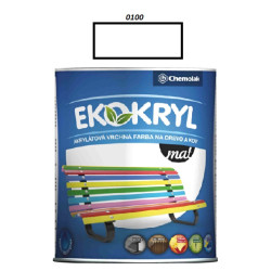 Barva Ekokryl Mat 0100 (bl) 0,6 l