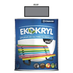 Barva Ekokryl Mat 0110 (ed tmav) 0,6 l