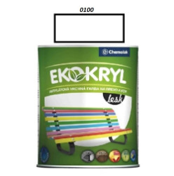 Barva Ekokryl Lesk 0100 (bílá) 0,6 l