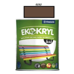 Barva Ekokryl Lesk 0232 (hnìdá kávová) 0,6 l