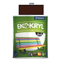 Barva Ekokryl Lesk 0260 (tmavì hnìdá) 0,6 l