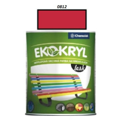 Barva Ekokryl Lesk 0812 (èervená jasná) 0,6 l