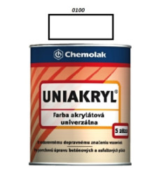 Barva na beton Uniakryl 0,75 L /0100 (bl)