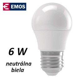 rovka LED mini globe 6W, neutrln bl, E27 (ZQ1121)