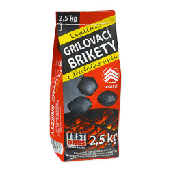 Brikety grilovac z devnho uhl Servis Les 2,5 kg