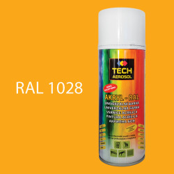 Barva ve spreji akrylov TECH RAL 1028 400 ml