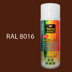 Barva ve spreji akrylov TECH RAL 8016 400 ml