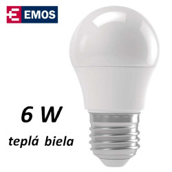 rovka LED mini globe 6W, tepl bl, E27 (ZQ1120)