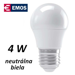 rovka LED mini globe 4W, neutrln bl, E27 (ZQ1111)