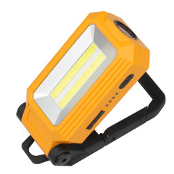 Svtlo pracovn dobjiteln 3W LED+3W COB HOTECHE 440106