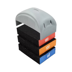 Sada brusnch houbiek s chytem 4-dln (90163)