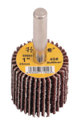 Kotou� stopkov� lamelov� 25mm P120 HOTECHE 550554