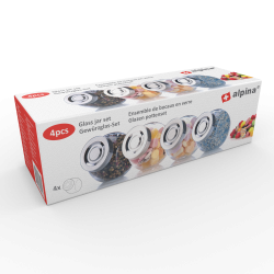 Sada �lo�n�ch sklenic ALPINA�200ml 8x8x6cm 4ks