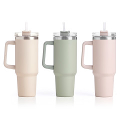 Termohrnek 1200ml s rukojet� a br�kem, 3 barvy