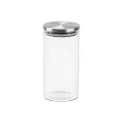 D�za kulat� sklen�n� s ocelov�m v��kem 1,4l