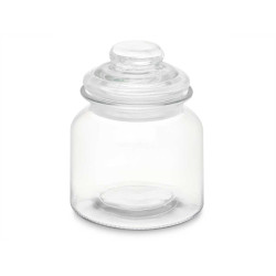 D�za kulat� sklen�n� s v��kem 600ml