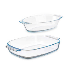 M�sa zap�kac� sklen�n� 2ks 700 ml + 2000 ml