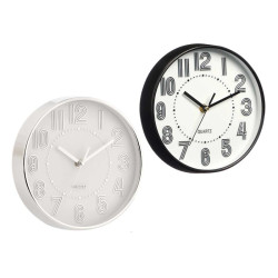 Hodiny 20 cm �ern�/st��brn�