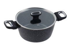 Kastrol kovan� s poklic� 24 x 11,5 cm BS11572