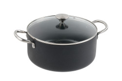 Kastrol Hard Anodized s poklic� 24 x 11 cm BS11447