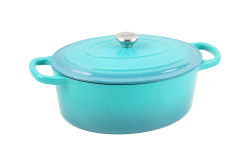 Kastrol smaltovan� Cast Iron Dutch Oven s poklic� 32 x 25 x 13 cm BS11407