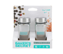 Sada sl�nka + pep�enka s kovov�m v��kem sklen�n� 2-d�ln� sada 120 ml BS41224
