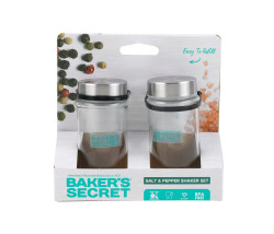 Sada sl�nka + pep�enka s kovov�m v��kem sklen�n� 2-d�ln� sada 100 ml BS41226