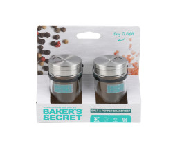 Sada sl�nka + pep�enka s kovov�m v��kem sklen�n� 2-d�ln� sada 80 ml BS41227