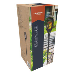 Sv�tlo zahradn� sol�rn� LED GRUNDIG s efektem plamene