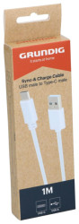 Kabel nab�jec� a synchroniza�n� GRUNDIG USB-C na USB-A 1m